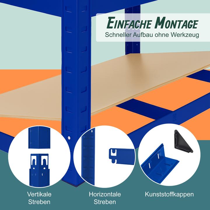 Produktbild Relaxdays Schwerlastregal