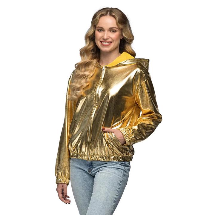 Image du produit Boland 80er Jahre Metallic Rave Jacke Gold (M)
