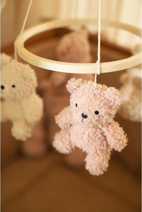 Immagine prodotto Jollein Dispositivo mobile Teddy Bear Wild Rose / Naturel