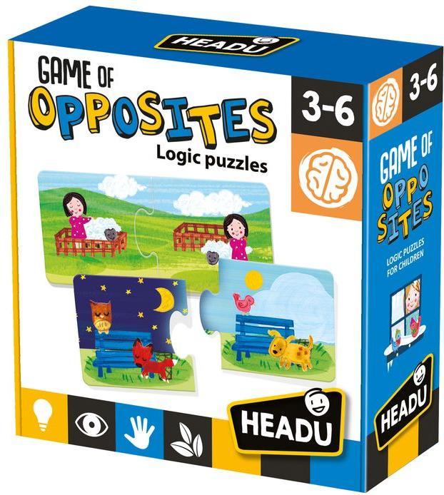 Actual product image Choose the puzzle opposites game in the correct order