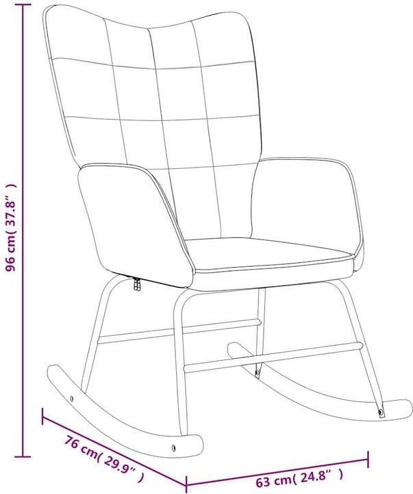 Immagine prodotto vidaXL Schaukelstuhl