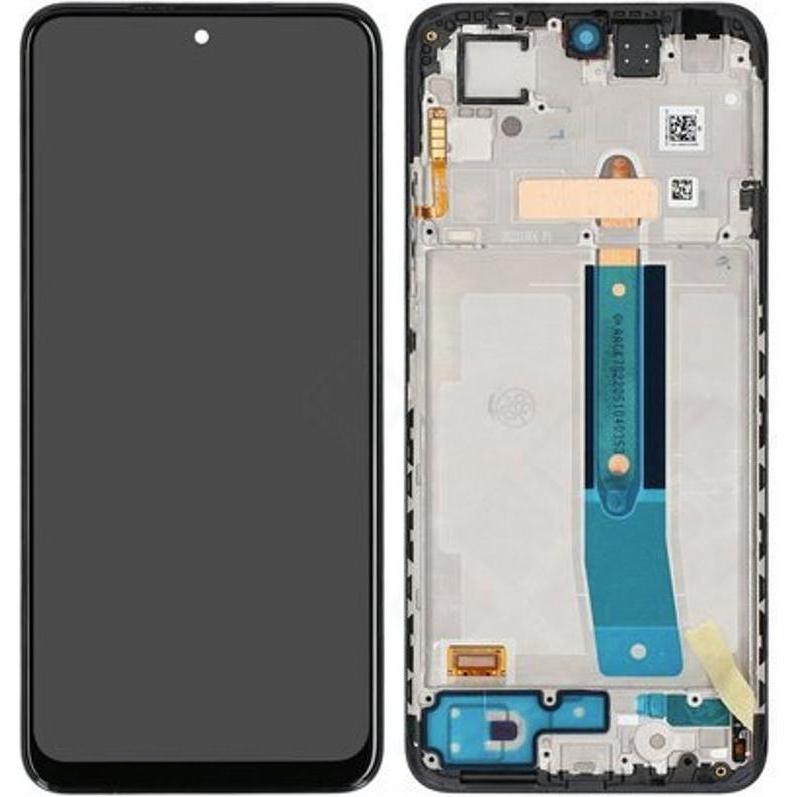 Xiaomi LCD + Touch + Frame für MZB0BGVIN POCO M4 Pro 5G - poco yellow, Weiteres Smartphone Zubehör, Schwarz