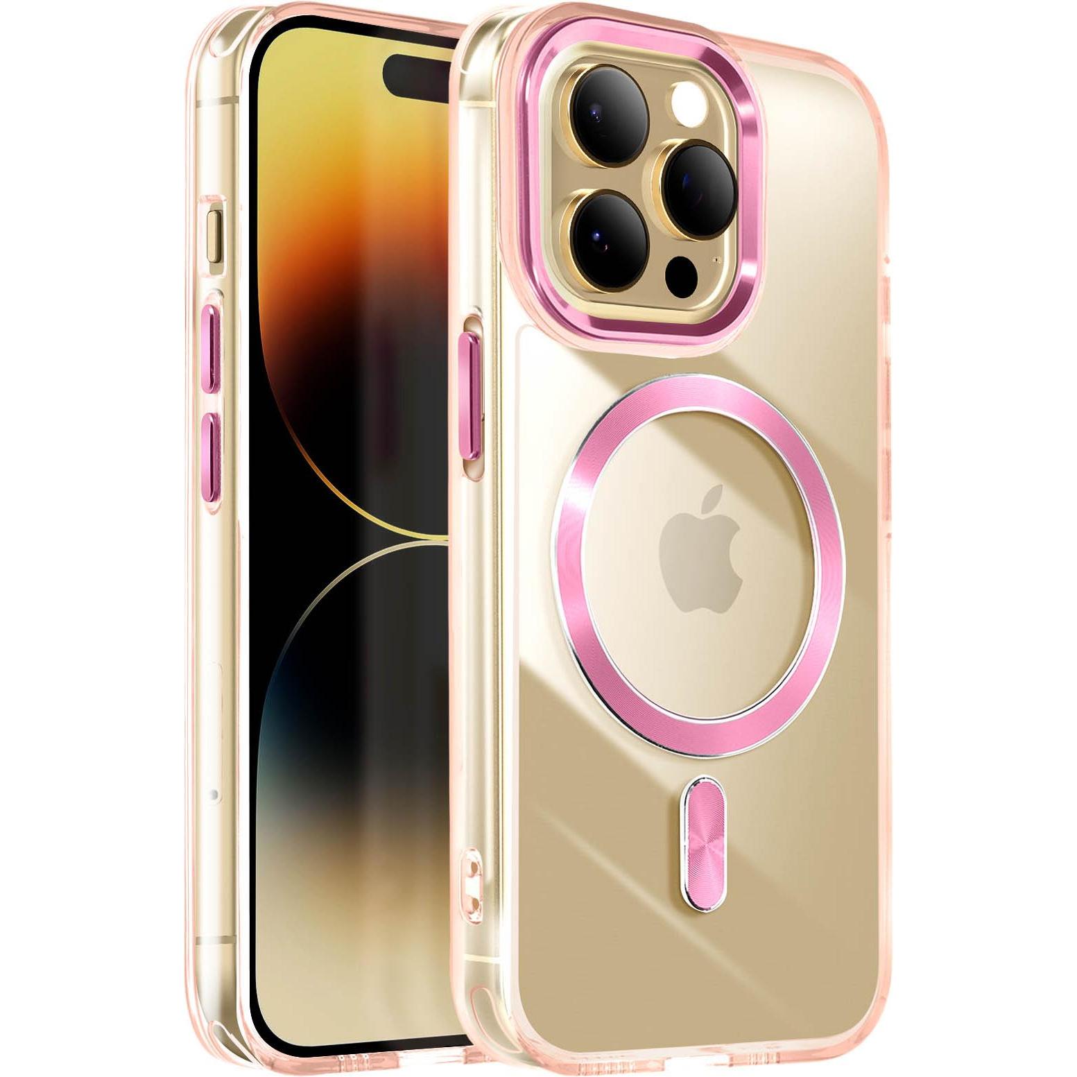 Avizar Cristal Color Case (Apple iPhone 14 Pro), Smartphone Hülle, Rosa