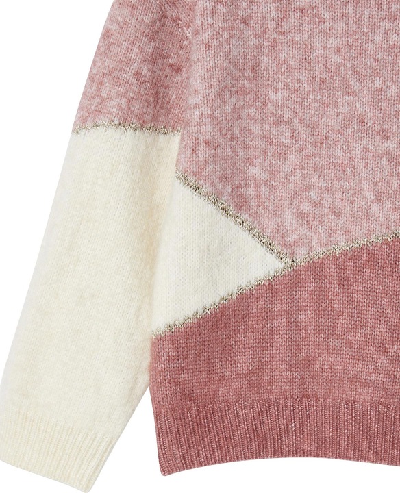 Image du produit Vertbaudet Pull fille style color block (98)