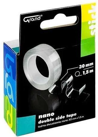 Actual product image GrandHall Nano doppelseitiges Klebeband 30 mm x 1,5 m GRAND (30 mm)