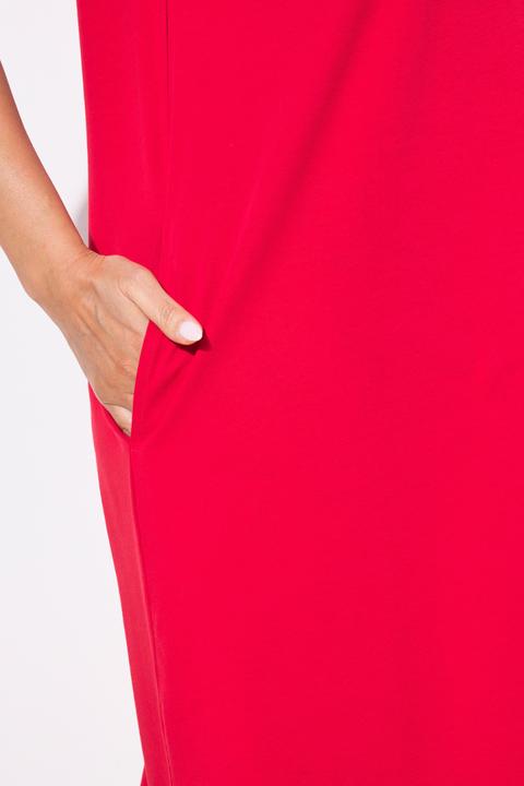 Immagine prodotto Ulla Popken Abito di jersey dal taglio oversize con scollo rotondo, brillantini e mezze maniche (46, 48)