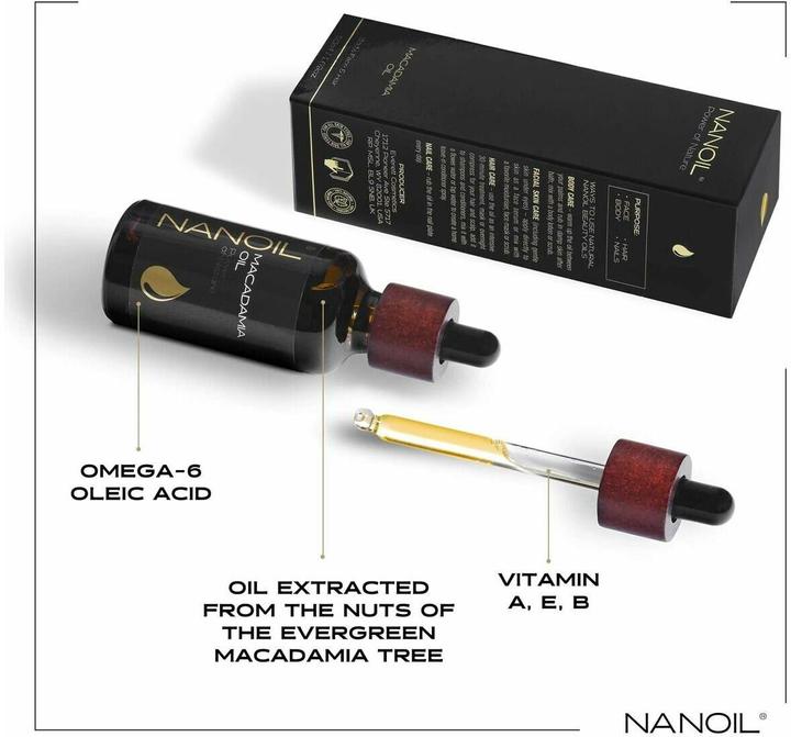 Immagine prodotto Nanoil - Olio di macadamia (50 ml)