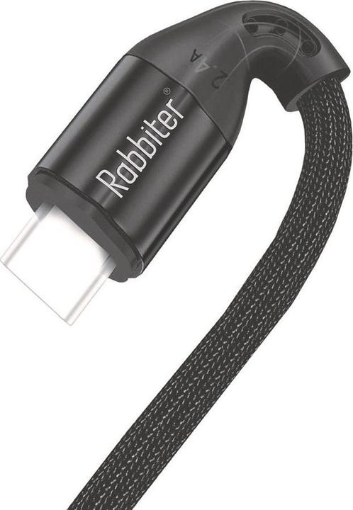 Actual product image Rabbiter Power USB-C cable (2 m, USB 3.2 Gen 1, 100 W)