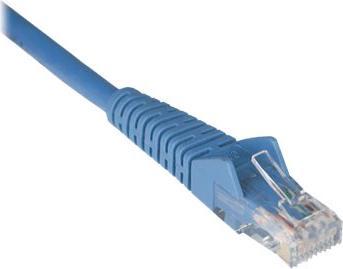 Actual product image Eaton Cat6 Gigabit Snagless Molded UTP Ethernet Cable RJ45 M/M Blue 2ft. 0.61m 50Piece Bul (U/UTP, CAT6, 0.61 m)