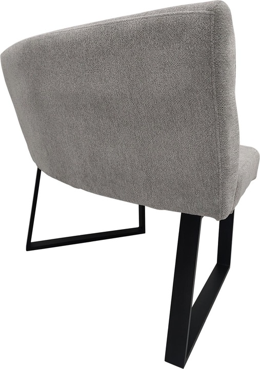 Produktbild HTI-Living Runde Bank Liron Grau (108 cm)