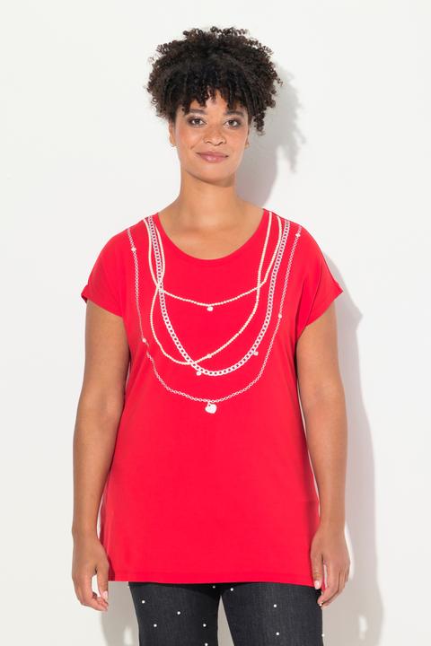 Produktbild Miamoda T-Shirt, A-Linie, Perlenketten-Druck, Halbarm (44)