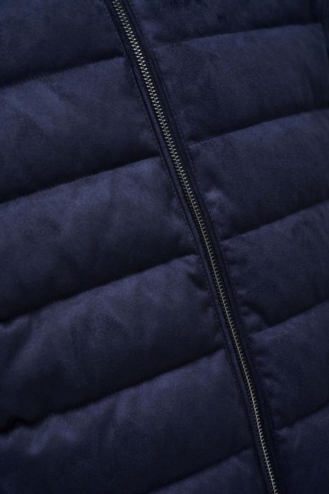 Produktbild Salsa Jeans Steppjacke Suede Puffer Bomber Jacket (M)