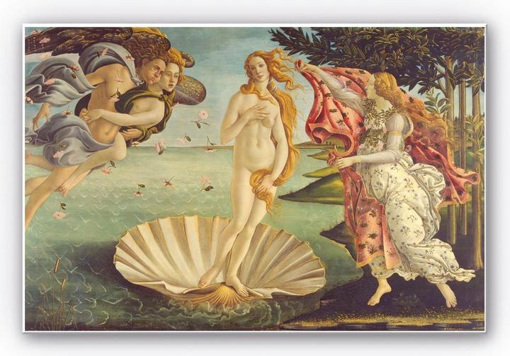 Actual product image Trenddeko Botticelli - Birth of Venus (45 x 30 cm)