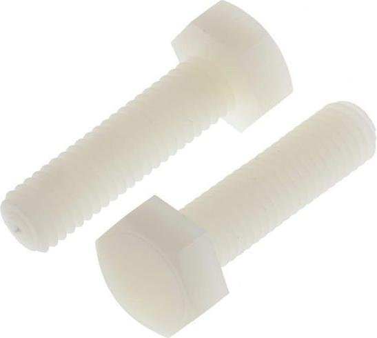 Produktbild RS PRO M8 x 30mm Sechskantschraube, Nylon (50 Schrauben pro Stück)