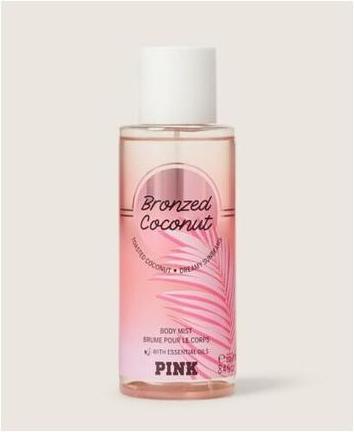 Actual product image Victoria's Secret Bronzed Coconut Fragrance Mist Body Spray 8.4 fl.oz - New (Body mist, 250 ml)