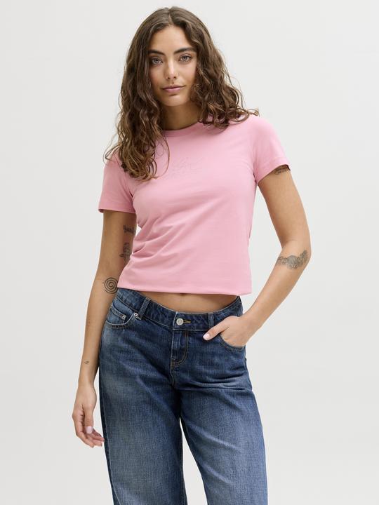 Actual product image JJXX Jxgigi Str Ss Rhinestone Tee Jrs Ln (S)