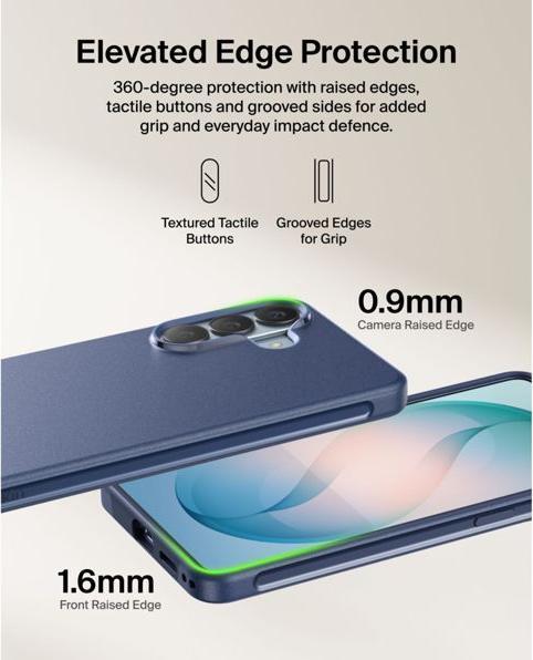 Actual product image Belkin SheerForce Protect S26+ Schutzhülle dunkelbl. MSB016hqNY (Samsung Galaxy S26+)