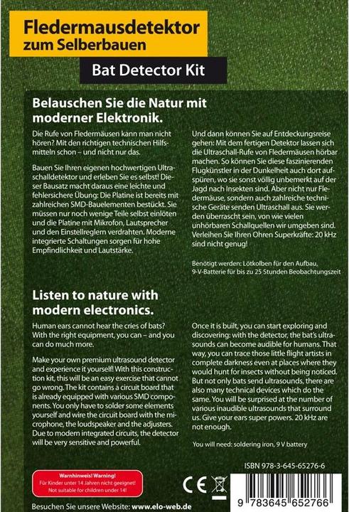 Produktbild Franzis Lernpaket Verlag Fledermausdet