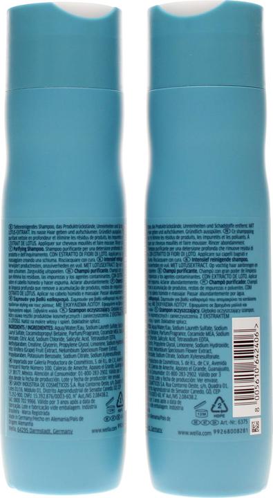 Produktbild Wella Invigo Balance - Aqua Pure Shampoo (250 ml, Flüssiges Shampoo)