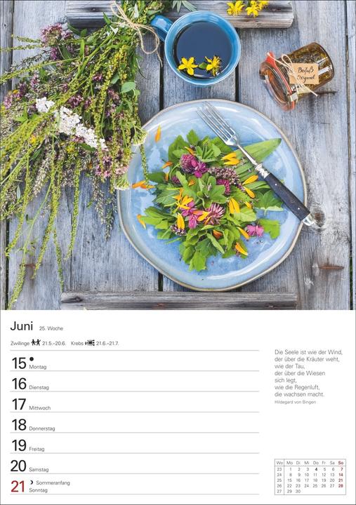 Produktbild Harenberg Küchenkalender Wochenplaner 2026 - 53 inspirierende Fotografien