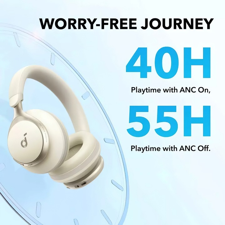 Produktbild soundcore Space One (ANC, 40 h, Kabellos, Kabelgebunden)