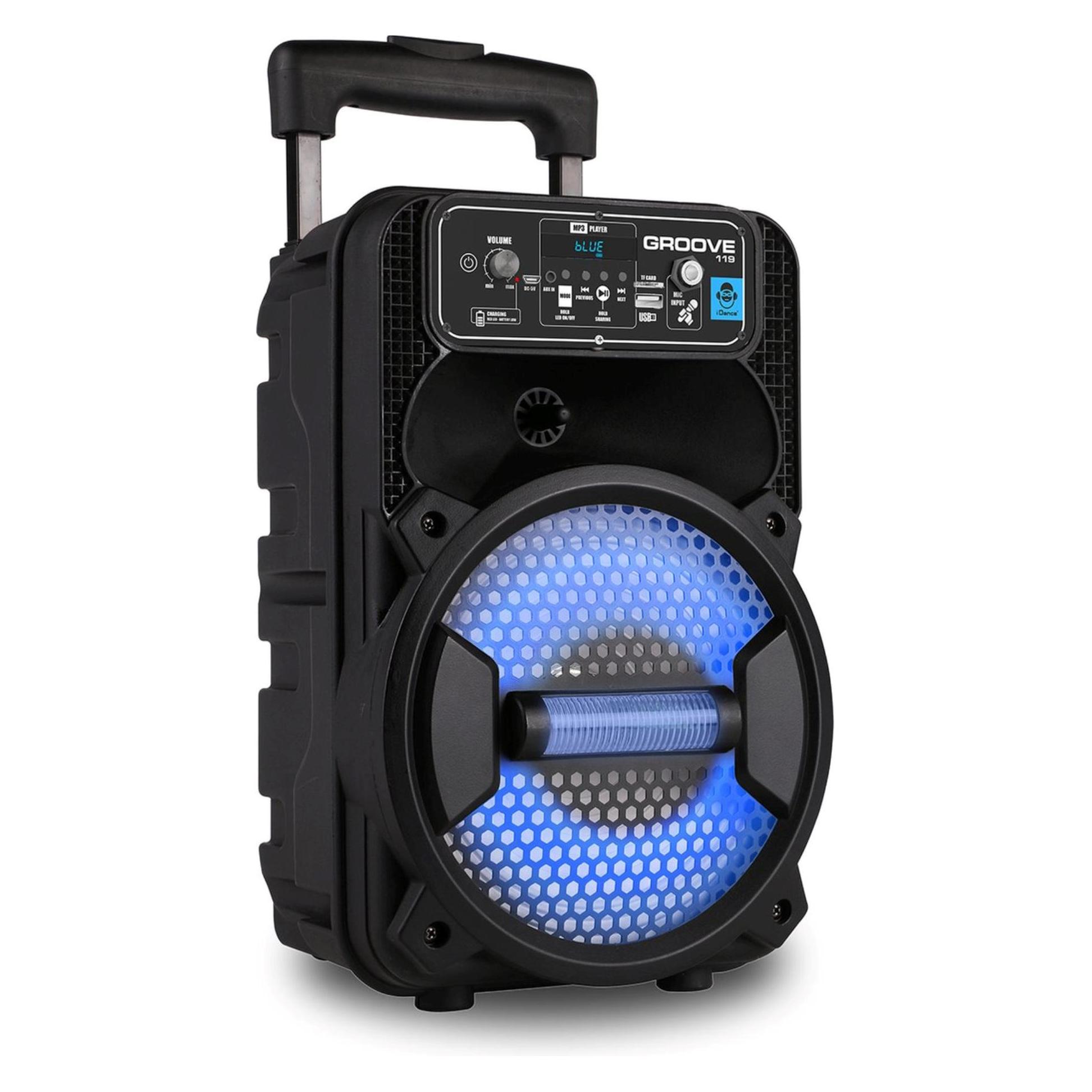 Idance Audio Groove 214W Portable Bluetooth Party Speaker (4 h), Bluetooth Lautsprecher, Mehrfarbig