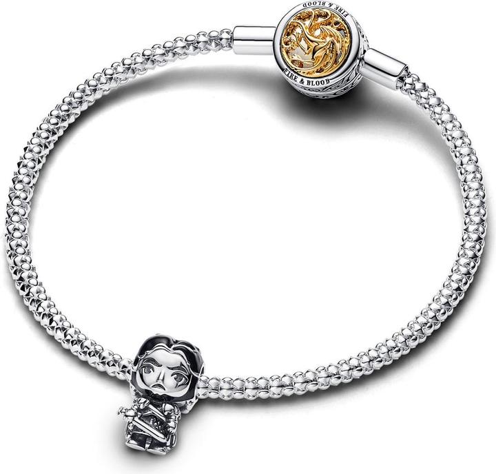 Actual product image Pandora Game of Thrones Charm Jon Snow (Silver 925, Enamel)