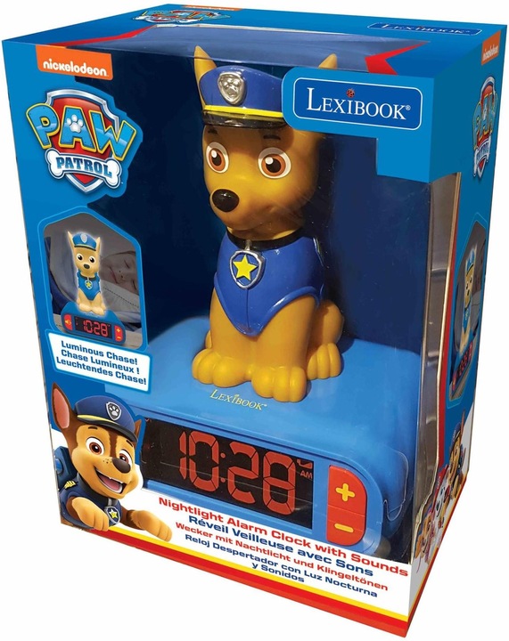 Actual product image Lexibook Paw Patrol 3D alarm clock