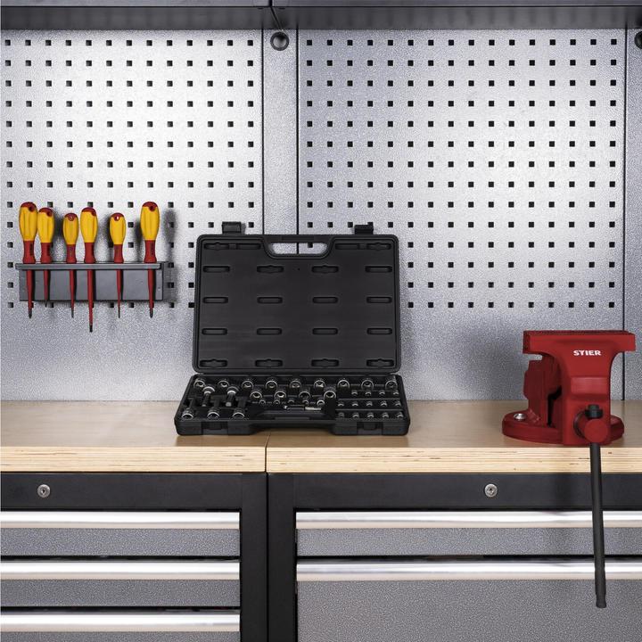 Produktbild Stier Bit-Steckschlüsselsatz, 1/2 Zoll, 1/4 Zoll, ISK/TX, 42-teilig