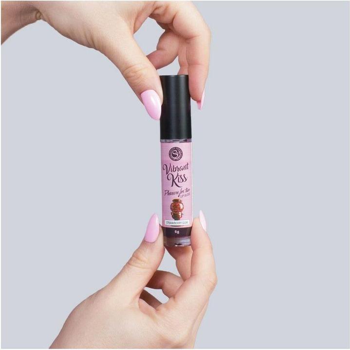 Actual product image Secret play Lip Gloss Vibrant Kiss (Strawberry)