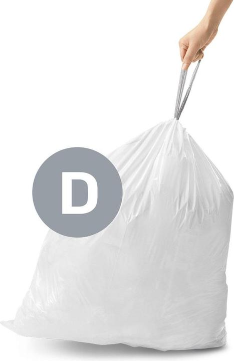 Produktbild Simplehuman 100er Pack Müllbeutel mit Kordelzuggriffe (100x, 20 l)
