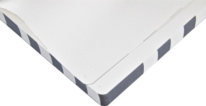 Actual product image Nuuna Graphic L, Super Star Silver (22 x 16.5 cm, Dotted, Soft cover)