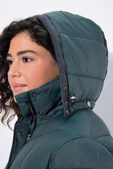 Produktbild Ulla Popken HYPRAR Steppjacke, wasserabweisend, Kapuze (50, 52)