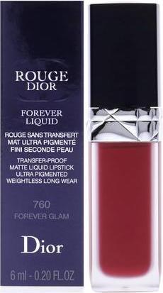 Actual product image Dior Rouge Forever Rouge No 760 (760 Forever Glam)