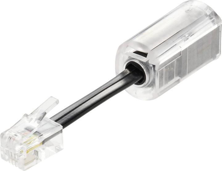 Actual product image Renkforce Cable untangler adapter (1x RJ10 plug 4p4c - 1x RJ10 socket 4p4c)