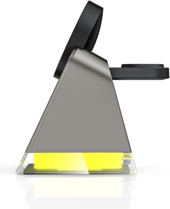 Image du produit Tech-Protect QI15W-A43 3in1 Wireless Charger with MagSafe for Apple Devices - Black (15 W)