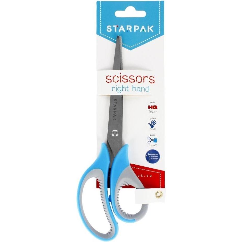 Starpak Metallschere mit Gummi 21cm Blister (21 cm) (41378763)