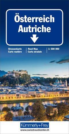 Actual product image Austria road map 500000