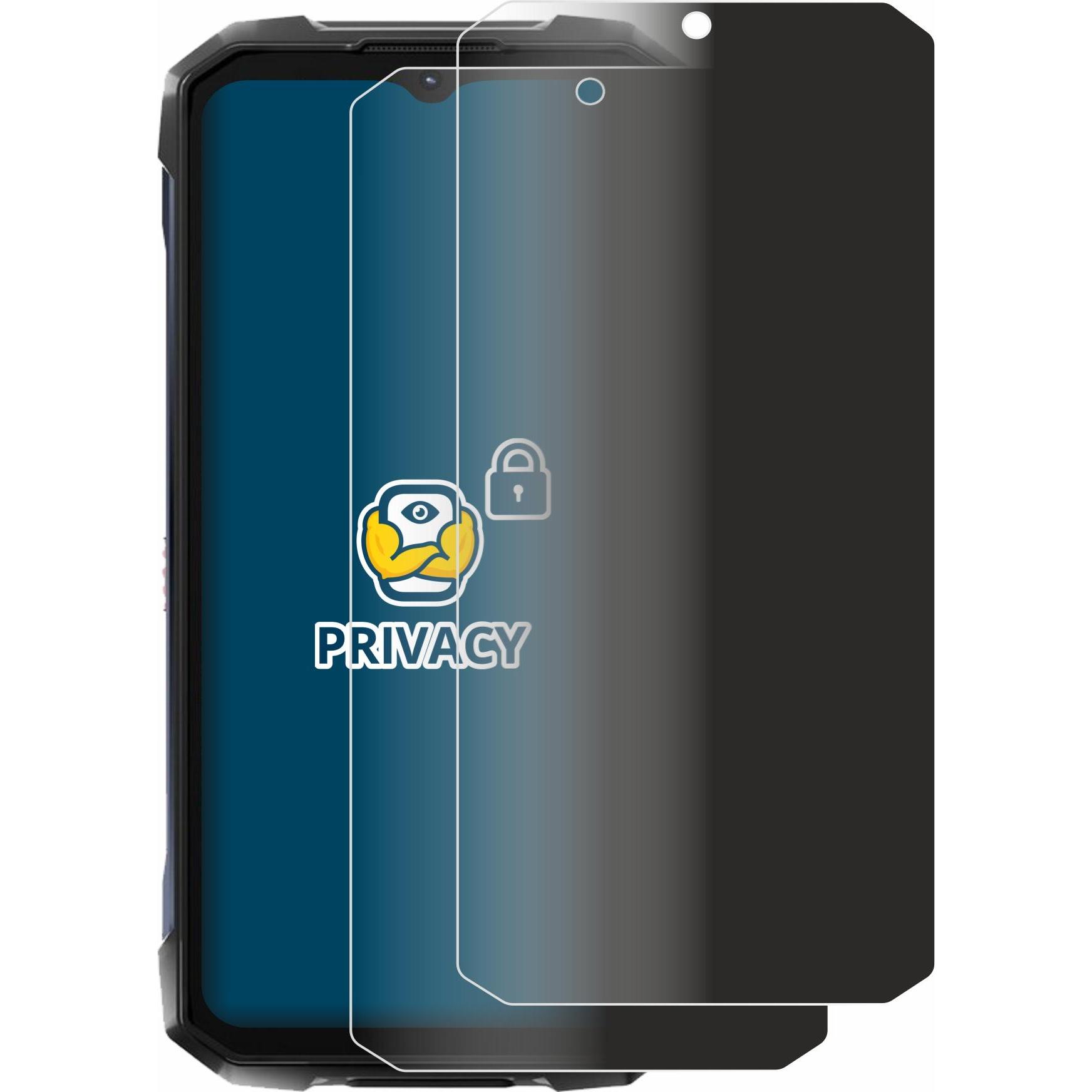 Thumbnail - BROTECT Sichtschutzfolie Anti-Spy Privacy Folie Blaulicht-Schutz (2 Stück, Hotwav Cyber 7), Smartphone Schutzfolie, Blau