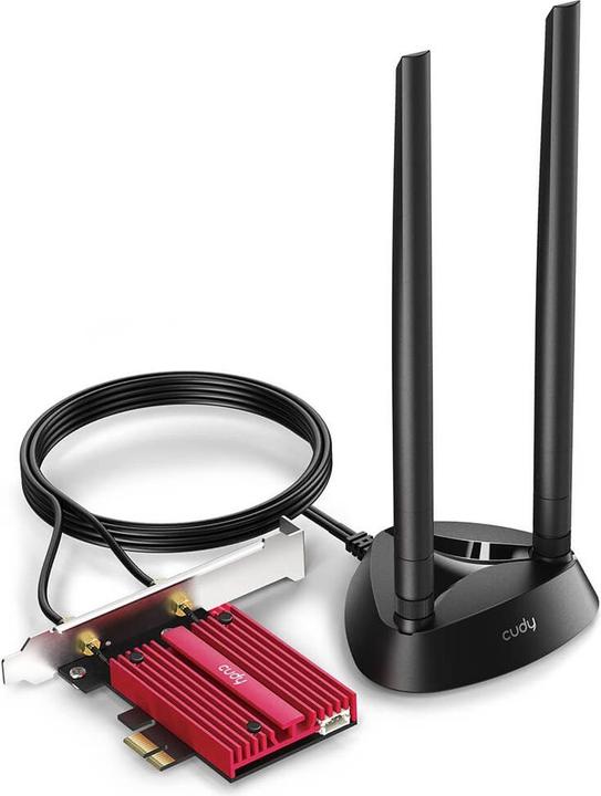 Actual product image Cudy WE4000 network card Internal WLAN / Bluetooth (Mini PCI Express)