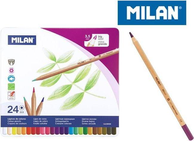 Immagine prodotto e matite in 24 colori (24x)