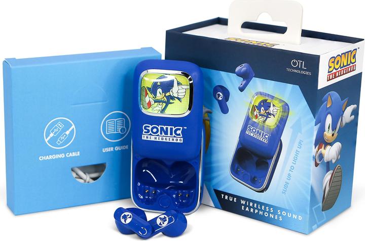 Actual product image OTL Sonic the Hedgehog Slide TWS earphones