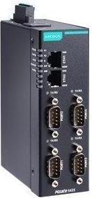 Actual product image Moxa MGATE 5435-T - 4-port Modbus RTUASCIITCP-to-EtherNetIP gateways, -40 to 75C operating temperatu (4 ports)