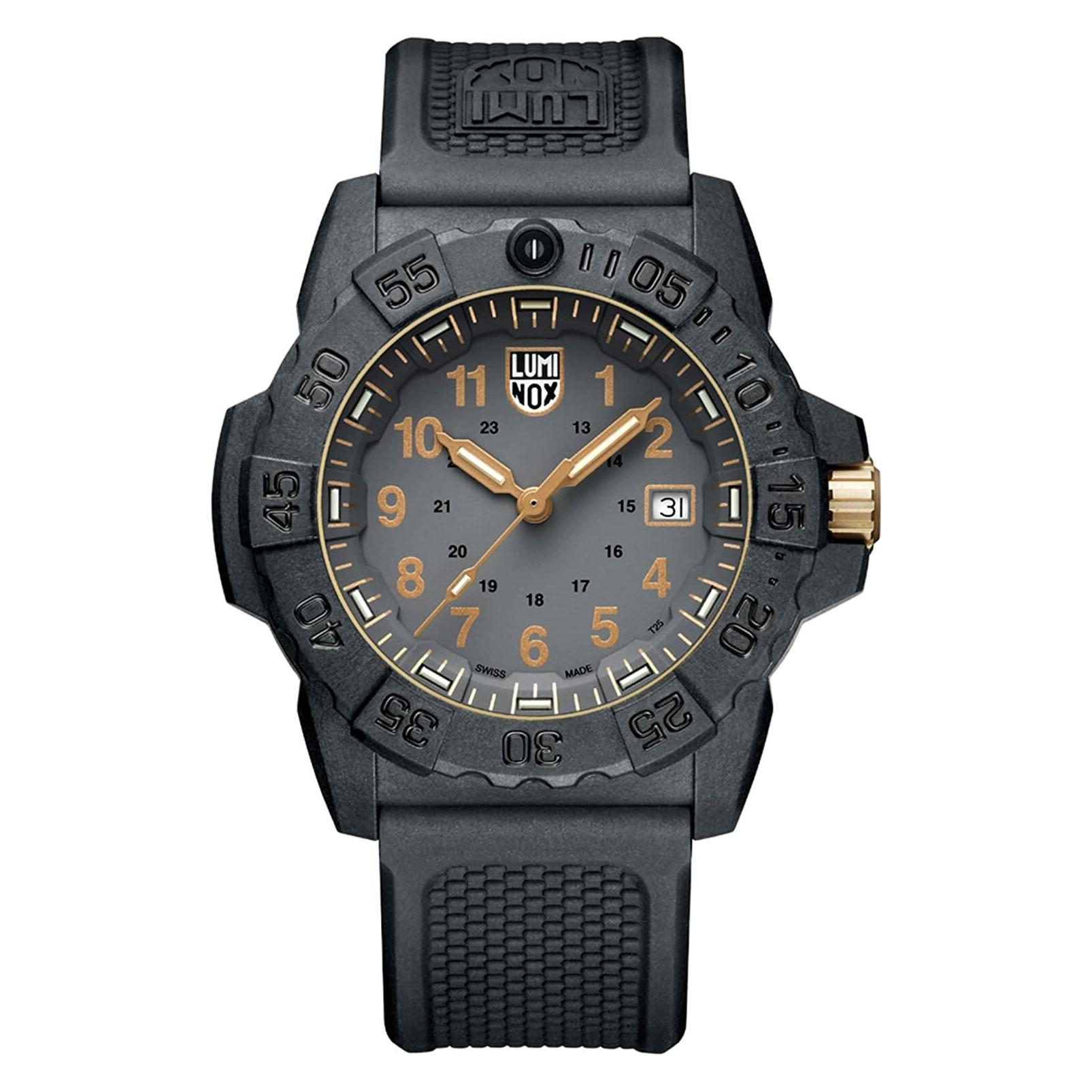 Luminox, Armbanduhr, Navy Seal 3500 Series, Schwarz, (Taucheruhr, 45 mm)