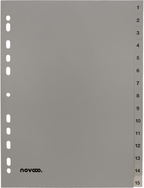 Produktbild Novooo Register PP grau A4