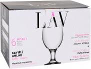 Produktbild LAV 6er Set Bierglas 400ccm m (6x)