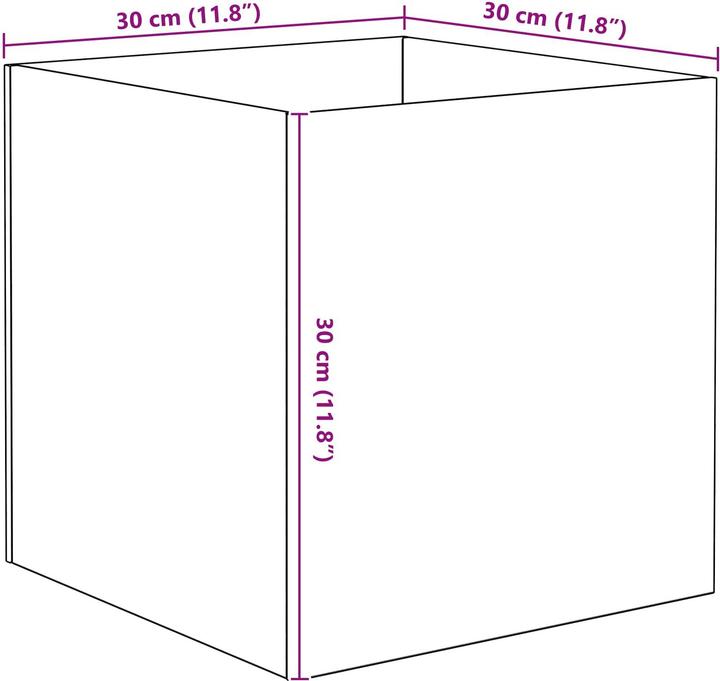 vidaXL Glas Aquarium