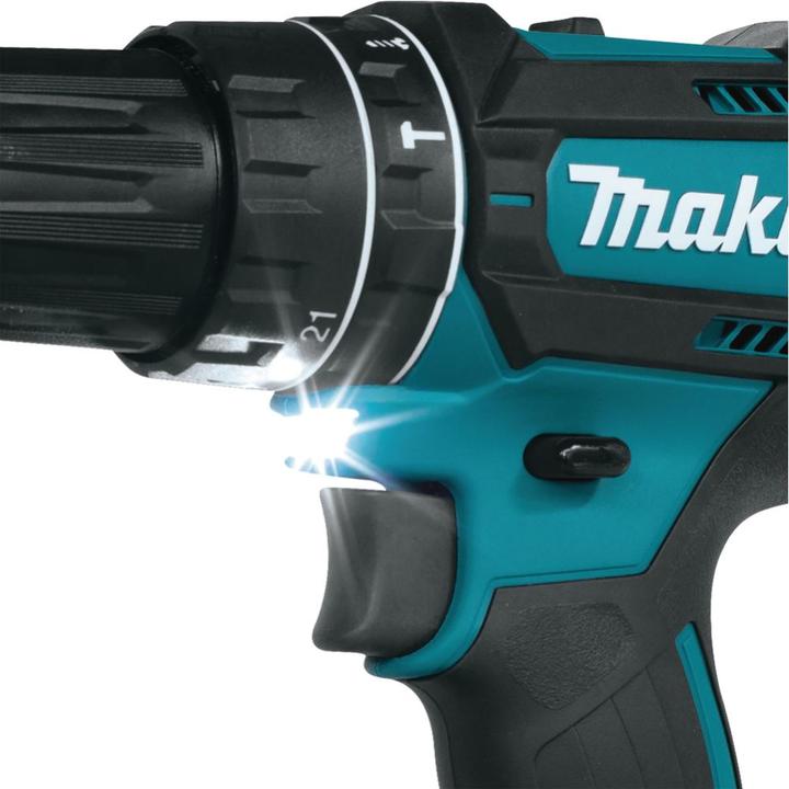 Productafbeelding Makita DLX 2131 TJ Batterij Combo Kit 18 V met DHP 482 62 Nm + DTD 152 165 Nm + 2x batterij 5.0 Ah + lader (Oplaadbare batterij)