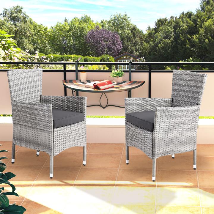 Immagine prodotto Casaria Sedie da giardino in polyrattan