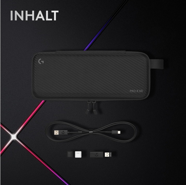 Image du produit Logitech G PRO X 60 (CH, Sans fil, Filaire)
